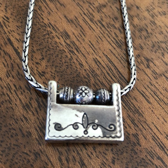 Brighton vintage bar bead slide necklace - Picture 2 of 12
